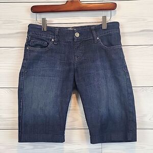 !It jeans Los Angeles darkwash blue denim bermuda shorts Women's Size 27